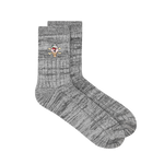 CONES & BONES MARL SOCKS - GREY