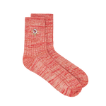 CONES & BONES MARL SOCKS - CORAL