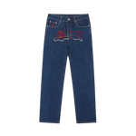 CRYSTAL RUNNING DOG DENIM PANT - INDIGO