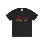 CRYSTAL RUNNING DOG T-SHIRT - BLACK