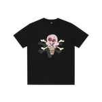 CONES & BONES T-SHIRT - BLACK