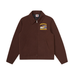 IC SERVICES QUILTED WORK JACKET - BROWN