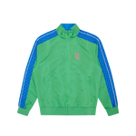 SOFT SERVE LAYERED MESH TRACK TOP - GREEN