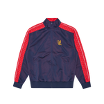 SOFT SERVE LAYERED MESH TRACK TOP - NAVY