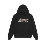 CHOC CHIP CAMO RUNNING DOG POPOVER HOOD - BLACK