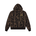 TREE CAMO OVERSIZED POPOVER HOOD - BLACK