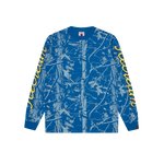 TREE CAMO LS T-SHIRT - BLUE