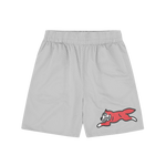 RUNNING DOG MESH SHORTS - GREY