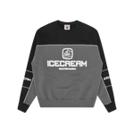 PANELLED TRAINING CREWNECK - GREY