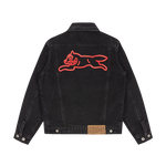 RUNNING DOG DENIM TRUCKER JACKET - BLACK