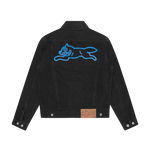 RUNNING DOG DENIM TRUCKER JACKET - BLACK
