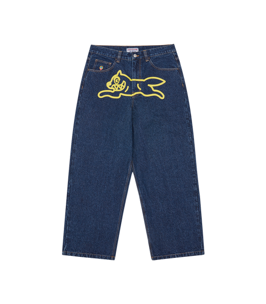RUNNING DOG TRIPLE SCOOP DENIM PANTS - INDIGO – Billionaire Boys Club