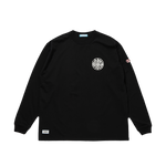 PUFF PRINT L/S T-SHIRT - BLACK