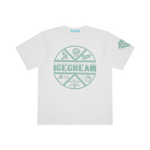 PUFF PRINT ICECREAM T-SHIRT - WHITE