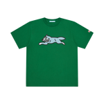 RUNNING DOG T-SHIRT - DEEP GREEN