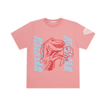 PUFF PRINT TYO T-SHIRT - DEEP PINK