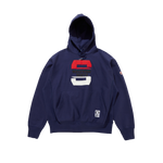 PUFF PRINT 'S' HOOD - NAVY