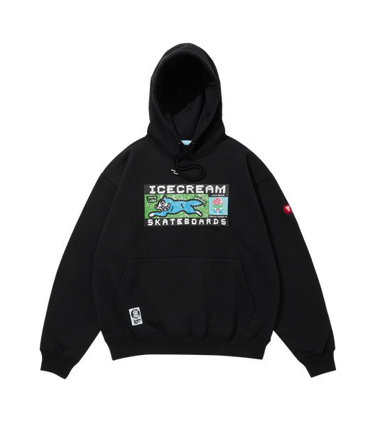 RUNNING DOG HOODIE - BLACK – Billionaire Boys Club