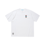 EMBROIDERED LOGO RUNNING DOG T-SHIRT - WHITE