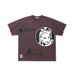 GARMENT DYE SCRAP T-SHIRT - CHARCOAL