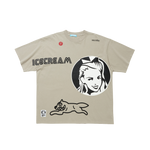 GARMENT DYE SCRAP T-SHIRT - GREY