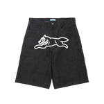RUNNING DOG BUGGY DENIM SHORTS - DEEP BLUE