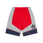 PANELLED WARM UP SWEATSHORTS - GREY