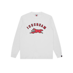 ARCH RUNNING DOG L/S T-SHIRT - WHITE