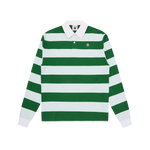 CONES & BONES RUGBY SHIRT - BLUE/GREEN