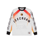 MOTO RACER L/S MESH SHIRT - WHITE