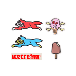 ICECREAM STICKER PACK - MULTI