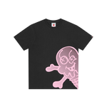 HALFTONE JUMBO CONES & BONES T-SHIRT - BLACK