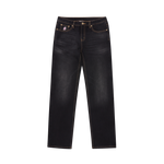 DRIPPY DENIM PANTS - WASHED BLACK