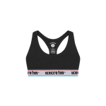 SOFT SERVE BRALETTE - BLACK