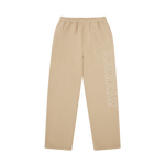 CRYSTAL STRAIGHT LEG SWEATPANTS - SAND