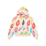 SOFT SERVE ZIP THROUGH HOOD - MULTI