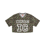 CROPPED FOOTBALL JERSEY - CAMO