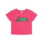 RUNNING DOG BABY TEE - PINK