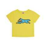 RUNNING DOG BABY TEE - YELLOW