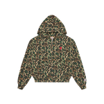 CAMO ZIP THROUGH HOOD - CAMO