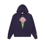 CONE ZIP THROUGH HOOD - NAVY