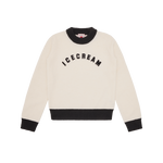 MOHAIR KNITTED CREWNECK - CREAM