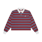 POPSICLE RUGBY SHIRT - BURGUNDY STRIPE