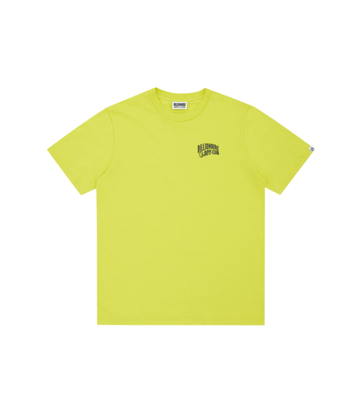 SMALL ARCH LOGO T-SHIRT - ACID YELLOW – Billionaire Boys