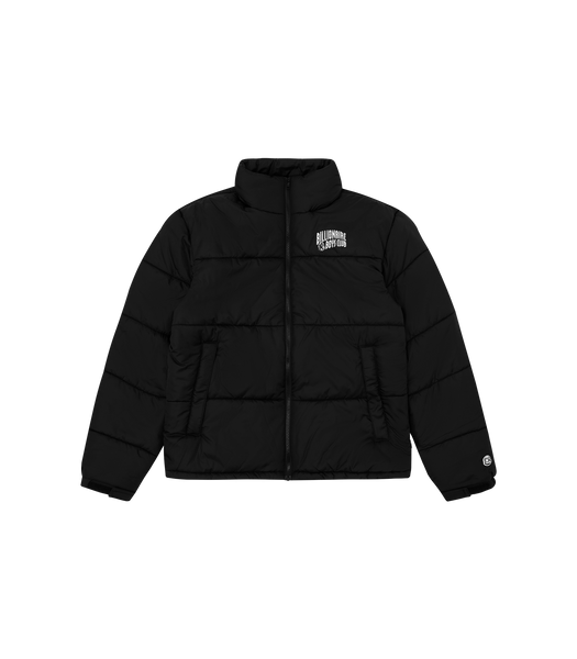 BBC SMALL ARCH LOGO PUFFER JACKET- BLACK