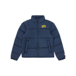 SMALL ARCH LOGO PUFFER JACKET - NAVY
