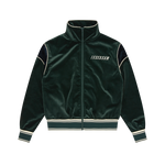 VELOUR TRACK TOP - GREEN