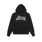 ICED OUT RUNNING DOG HOOD - BLACK
