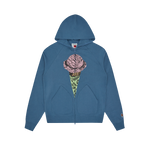 CONE ZIP HOOD - BLUE